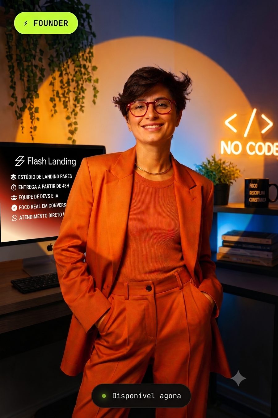 Patrícia Forte, Web e UI Designer da Flash Landing